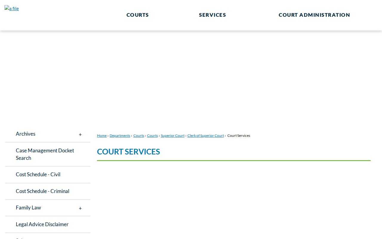 Henry County Court Services links
