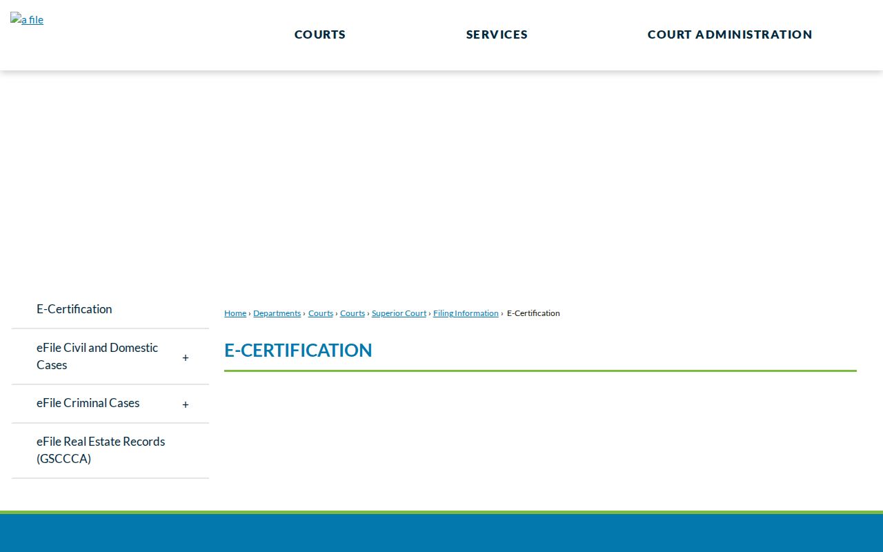 Henry County e-certification navigation