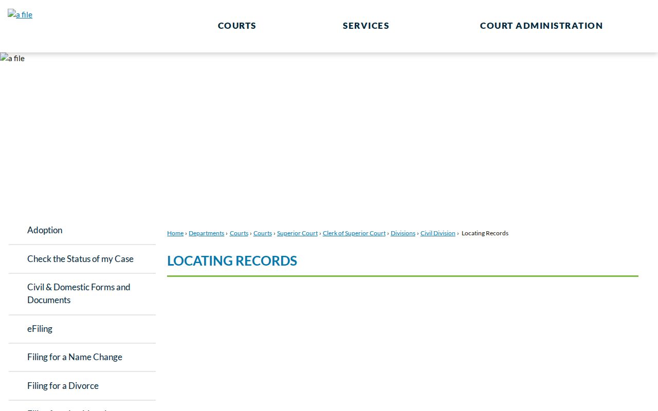 Henry County official locating records page